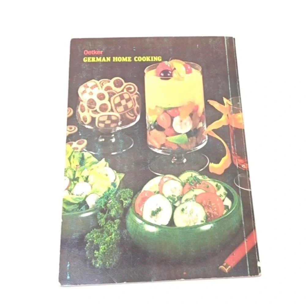 Oetker German Home Cooking Vintage‎ Paperback Recipe Cookbook Book, 1978 Edition